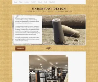 Underfootdesign.net(UNDERFOOT DESIGN) Screenshot