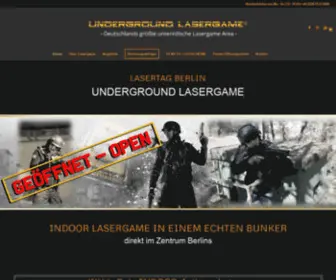 Underground-Lasergame.de(Lasertag Berlin) Screenshot