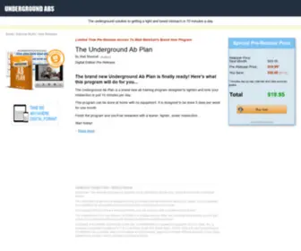 Undergroundabs.com(Underground Abs) Screenshot