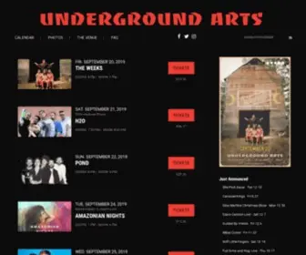 Undergroundarts.org(Underground Arts) Screenshot