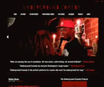 Undergroundcomedydc.com(UNDERGROUND COMEDY) Screenshot