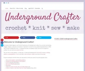 Undergroundcrafter.com(Underground Crafter) Screenshot