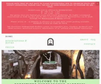 Undergroundgardens.com(Forestiere Underground Gardens) Screenshot