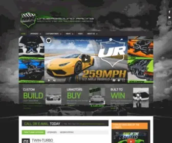 Undergroundracing.com(Underground Racing) Screenshot
