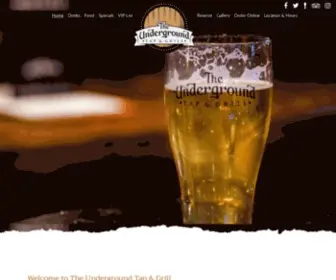 Undergroundtapandgrill.com(The Underground Tap & Grill) Screenshot