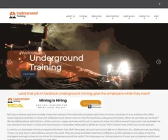 Undergroundtraining.com.au(Underground Training) Screenshot