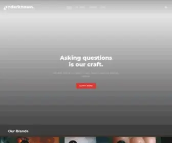 Underknown.com(Asking questions is our craft) Screenshot