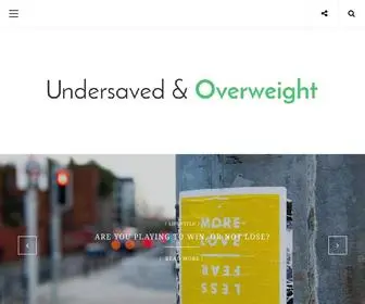 Undersavedandoverweight.com(Undersaved & Overweight) Screenshot