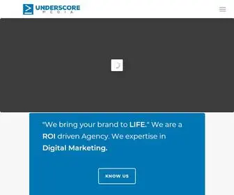 Underscoremedia.in(Creative Ad Agency) Screenshot