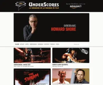 Underscores.fr(Le magazine de la musique de film) Screenshot