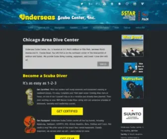 Underseas.com(Scuba Diving Chicago) Screenshot