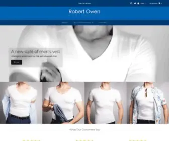 Undershirts.co.uk(Robert Owen® UK) Screenshot