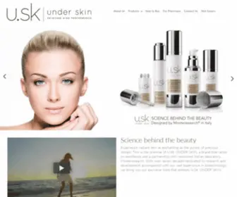 Underskin.com(Revitalizing Cleaning & Toning Your Skin With Natural Ingredients) Screenshot