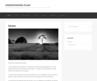 Understanding-Islam.com(Explaining Islam in Light of the Qur'an and the Sunnah of the Prophet Muhammad () Screenshot