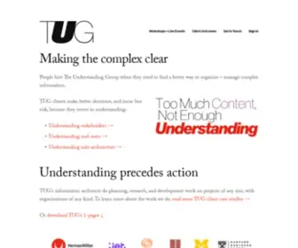 Understandinggroup.com(The Understanding Group (TUG)) Screenshot