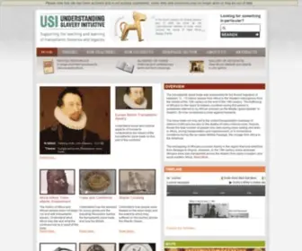 Understandingslavery.com(USI) Screenshot