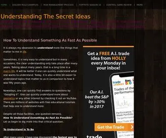 Understandingthesecretideas.com(Understanding The Secret Ideas More Than Before) Screenshot