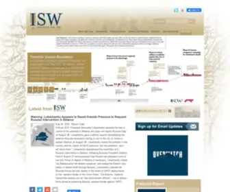 Understandingwar.org(Institute for the Study of War) Screenshot