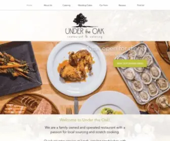 Undertheoakfarm.com(Under the Oak Restaurant) Screenshot