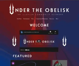 Undertheobelisk.com(Under the Obelisk) Screenshot