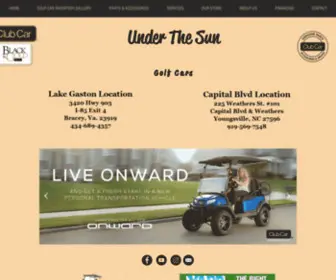 Underthesunlkg.com(Under the Sun Golf Cars) Screenshot