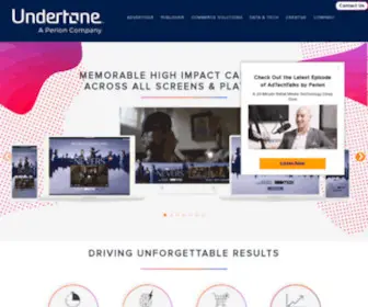 Undertone.com(Home New) Screenshot