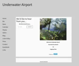 Underwaterairport.com(Home page of) Screenshot