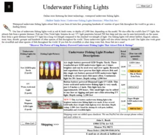 Underwaterfishinglights.net(Underwater Water Fishing Lights for Sports Fishermen) Screenshot