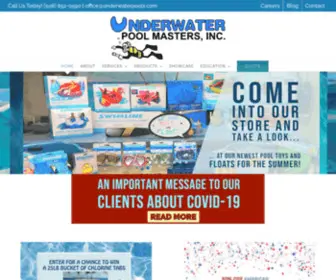 Underwaterpools.com(Underwater Pool Masters) Screenshot