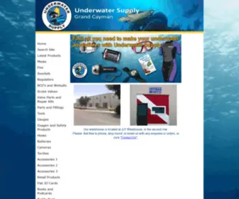 Underwatersupply.net(Underwater Supply Grand Cayman) Screenshot