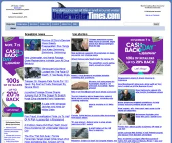 Underwatertimes.com(News of the underwater world) Screenshot
