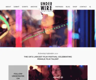 Underwirefestival.com(Underwirefestival) Screenshot