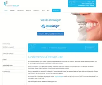 Underwooddentalcare.com.au(Logan Dental) Screenshot