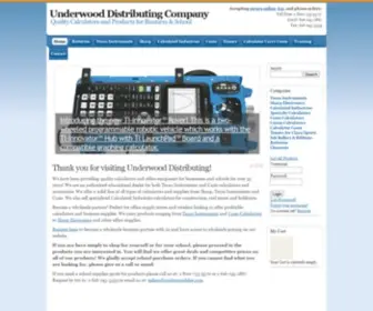 Underwooddistributing.com(Underwood Distributing) Screenshot