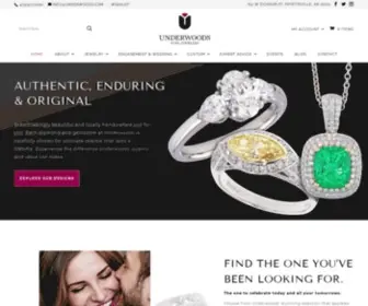 Underwoods.com(Underwoods Fine Jewelers) Screenshot