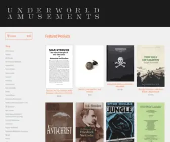 UnderWorldamusements.com(Underworld Amusements) Screenshot