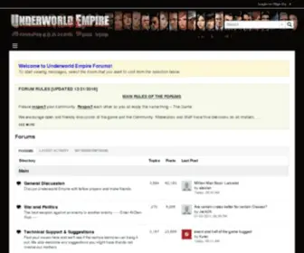 UnderWorldempireforums.com(ForumsUnderworld Empire Forums) Screenshot
