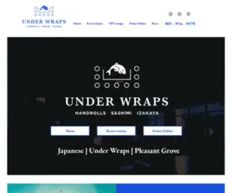 Underwrapssushi.com(Under Wraps Sushi) Screenshot