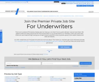 Underwritingcrossing.com(Underwriting Jobs) Screenshot