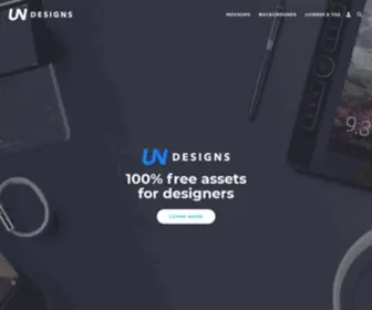 Undesigns.net(Free Design Assets) Screenshot