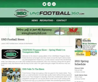 Undfootball360.com(UND Football 360) Screenshot