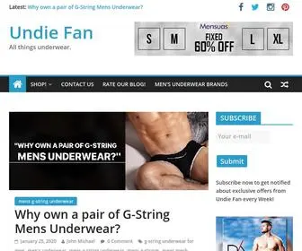 Undiefan.com(Undie Fan) Screenshot