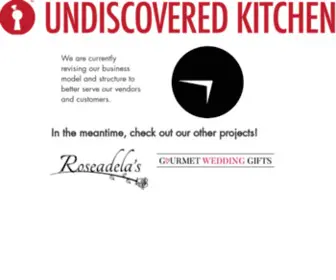 Undiscoveredkitchen.com(Mysite) Screenshot