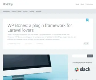 Undolog.com(Research & Development Blog) Screenshot