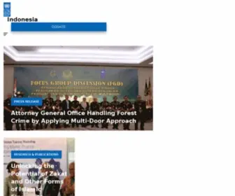 UNDP.or.id(UNDP in Indonesia) Screenshot