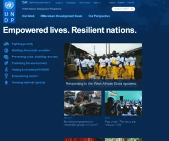 UNDP.org.za(UNDP South Africa) Screenshot