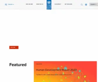 UNDP.org(United Nations Development Programme) Screenshot
