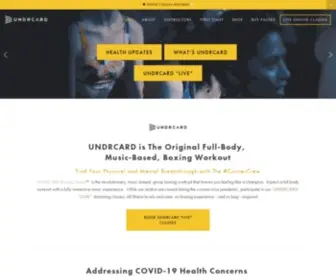 Undrcard.com(UNDRCARD Boxing Studio) Screenshot