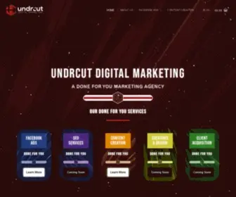 Undrcutdigital.com(Undrcut Digital Marketing) Screenshot