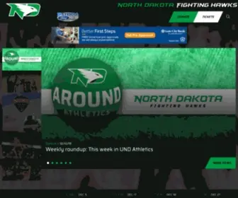 Undsports.com(University of North Dakota Athletics) Screenshot